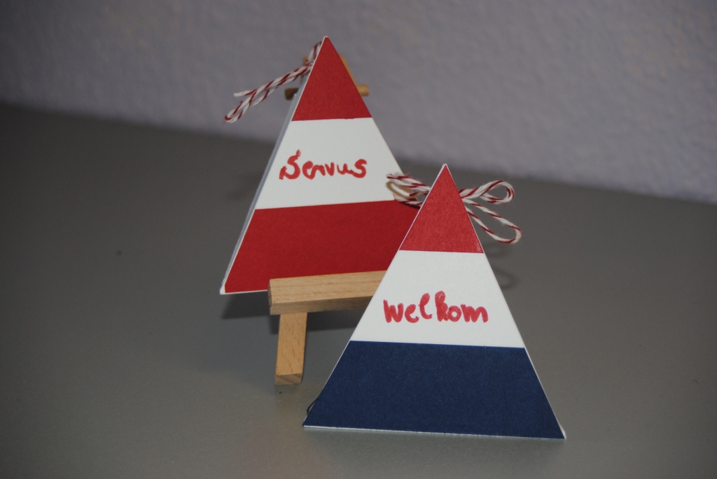 Dreiecksbox - Servus Welkom Stampin' Up!