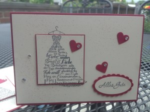 Zum schönsten Tag im Leben - Hochzeitskarte (1)